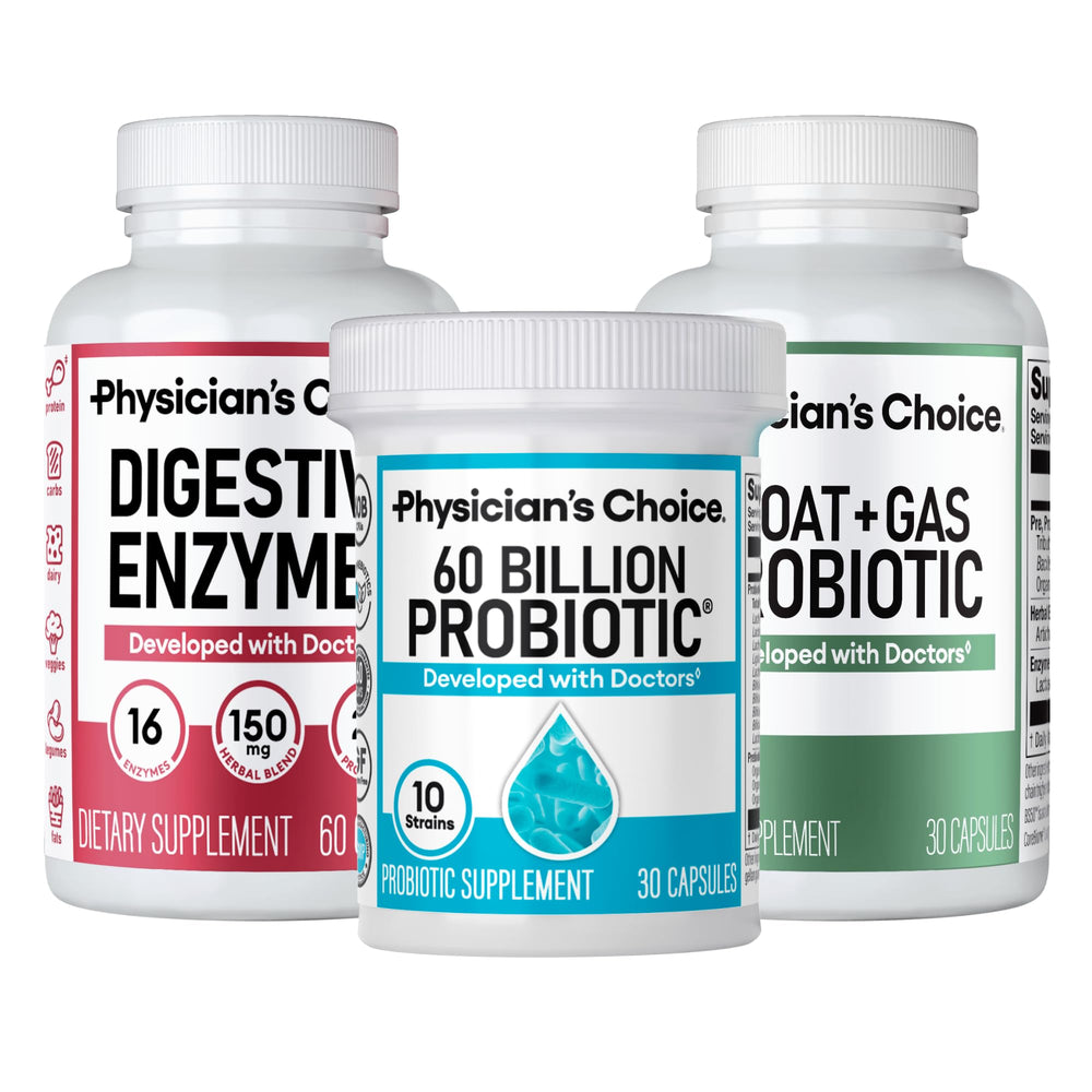 Physician's CHOICE Gut Guardian Bundle bottle supports daily gut balance and comfort.