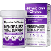Physician's CHOICE Menopause Probiotic bottle front showing daily gut health support