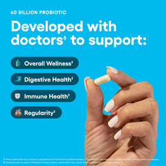 Physician's CHOICE 10-strains label signaling diverse gut support.