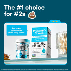 Physician's CHOICE acid-resistant capsules ensuring stomach survival for gut health.
