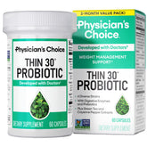 Physician's CHOICE Probiotics weight-management bottle supports daily gut health.