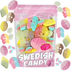 Pickmix Candy Sweden BUBS Mix foams assortment for sharing.