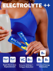 PICTAW natural fruit flavors deliver clean taste for daily rehydration