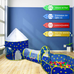 PigPigPen Crawling tunnel area encourages exploration and active play