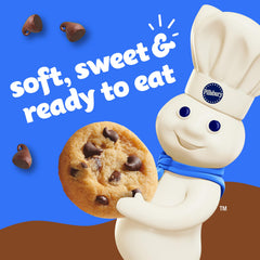 Pillsbury mini soft baked cookies with milk for a classic pairing