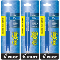 Pilot FriXion Ball blue refill for erasable pens with 0.7 mm tip for smooth writing