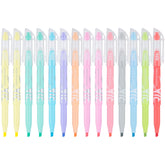 PILOT FriXion Light Pastel highlighters 14-pack pack shot, erasable colors for study notes.