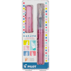 Pilot Kakuno pink barrel pen highlighting beginner-friendly design