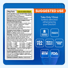 PIN RID allergen-free chewable tablet for safe family use