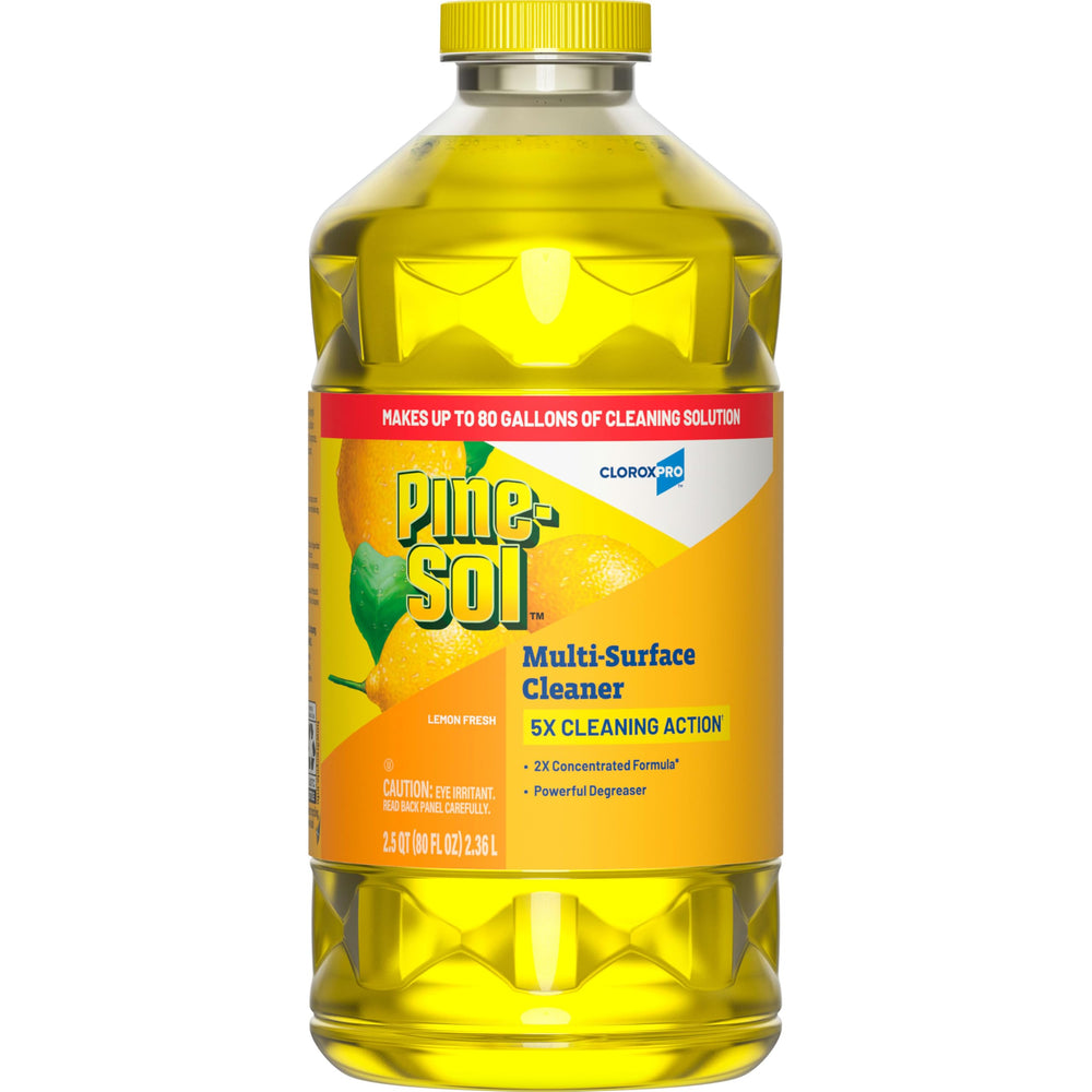 Pine-Sol Lemon Fresh bottle front view for multi-surface cleaning.