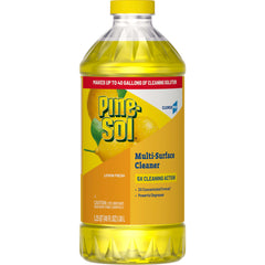 Pine-Sol multisurface lemon fresh bottle ready for versatile cleaning on many surfaces.