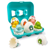 Pinkiwine Easter Hide & Squeak eggs close-up with bright colors for toddler sensory play.