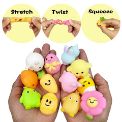 Pinkiwine squishy toys designed for tactile, kid-friendly play sessions.