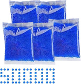 Pinnacle Dynamics gel bullets—50k rounds, vibrant colors for action-packed gel blaster play