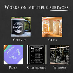 Pinturale Arts marker on dry erase board wipes clean quickly.