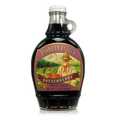 Pioneer Valley Boysenberry Fancy Syrup bottle showing rich berry flavor, ideal for breakfast.