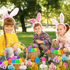 PIONJOY plush bunny in a green Easter egg, a keepsake for baskets and celebrations.