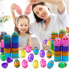 PIONJOY Easter eggs with smooth opening and closing action