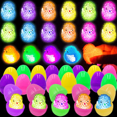 Eggs easy to open and close for quick, interactive fun