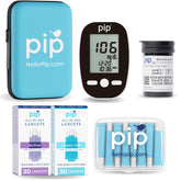 Pip blood glucose monitor kit main unit showing all-in-one testing