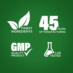 Piping Rock capsules close-up reveals the herbal blend and veggie capsules.