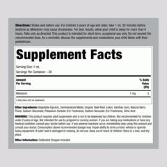 Piping Rock Kids Melatonin Berry bottle with three-pack for family use