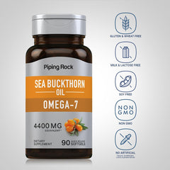 Piping Rock omega-7 palmitoleic acid visualization highlighting natural nutrient
