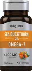 Piping Rock sea buckthorn oil capsules bottle for easy daily intake