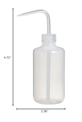 Pirate Face Tattoo ACM wash bottle with screw cap keeps solutions secure and spill-free.