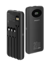 PISEN 3C-certified power bank with 10000mAh capacity for daily charging.