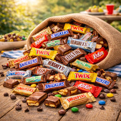 Halloween-ready Pisoka assortment of milk chocolate, caramel, nougat, and crunch textures