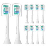 Pisonicleara replacement heads 10-pack ready for Philips Sonicare use