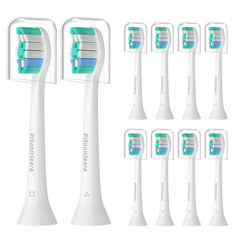 Pisonicleara replacement heads 10-pack ready for Philips Sonicare use