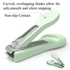 PIXFAIRY baby nail scissors inside owl case for precise cuts