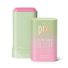 Pixi On-the-Glow Blush Stick Cheektone packaging shown for on-the-go touch-ups.