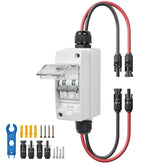 Pjerjzn solar disconnect switch 1000V-60A enabling quick, reliable panel-to-inverter connections.