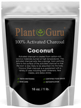 Plant Guru activated charcoal coconut packaging in a jar for easy use