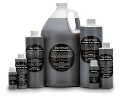 Plant Guru African Black Soap Ingredients highlight natural coconut oil and shea butter for skin.