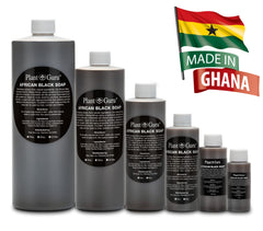Plant Guru African Black Soap Liquid texture close-up showing rich, creamy consistency.