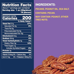Planters Roasted Pecans closeup showing crunchy roasted texture