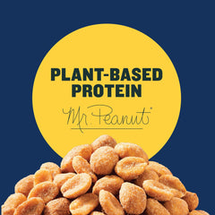 PLANTERS Salted Caramel Peanuts resealable lid keeps freshness between bites