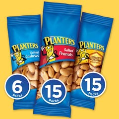 PLANTERS on-the-go snacks with single-serving packs for easy sharing.
