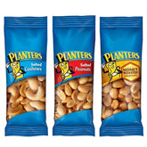 PLANTERS Variety Pack salted cashews for quick lunchbox snacks.