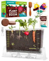 PlantMeW Root Viewer Kit displays 6 seed varieties for at-home science exploration