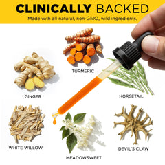 Plants Basically Juicy Joint liquid in water demonstrates simple mixing for daily use