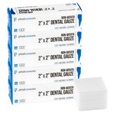 PlastCare USA gauze pad 2x2 soft 4-ply; comfortable wound dressing.