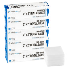 PlastCare USA gauze pad 2x2 soft 4-ply; comfortable wound dressing.