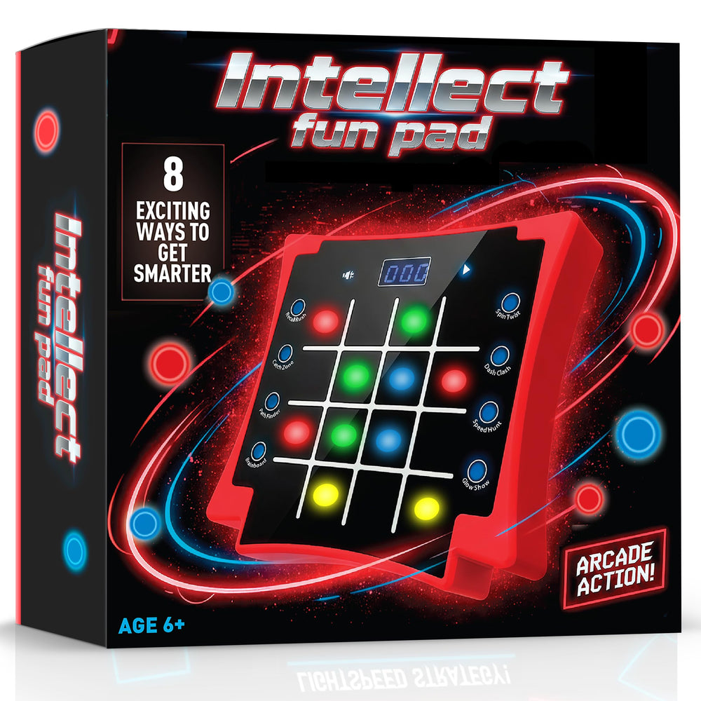 PlayRoute electronic light-up pad shown with glowing grid to boost focus during play