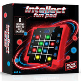 PlayRoute electronic light-up pad shown with glowing grid to boost focus during play