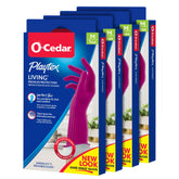 Playtex Living Gloves 4-pack in box for kitchen and cleaning tasks.